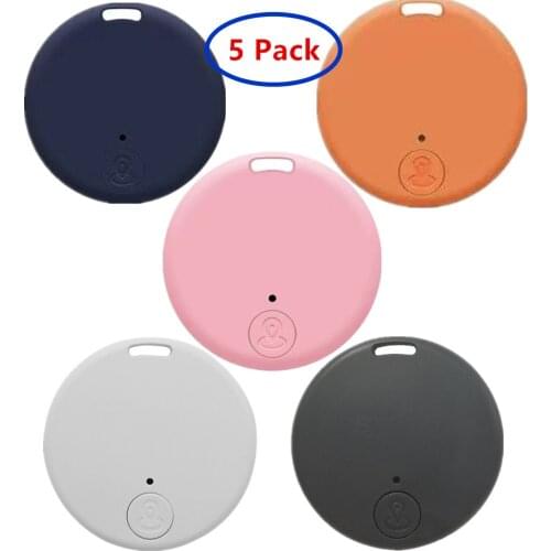 5 Pack GPS Tracker Two-way Search Anti-lost Alarm Reminder Child Bag Wallet Key Finder BLT Locator Wireless Bluetooth Tracker