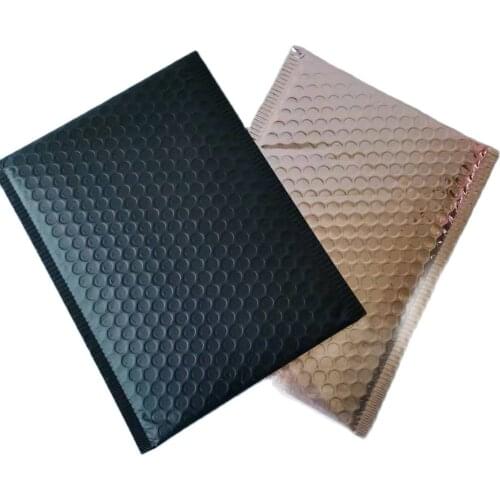 500Pcs/ Lot Customized Printed Poly Air Bubble Mailer Bag/ Shock Resistant Packaging Bubble Padded Envelope