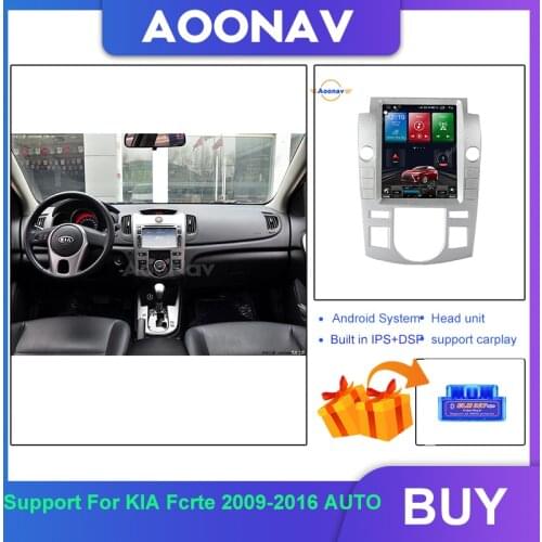 Car Radio For KIA Fcrte 2009-2016 AUTO Vertical Screen GPS Navigation Auto Radio 128G Android System Multimedia Player