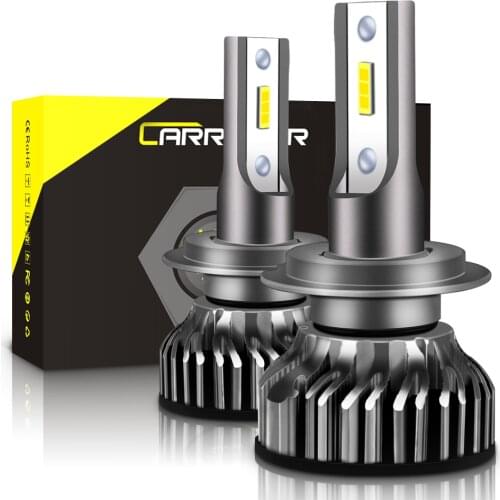 CAR ROVER H7 LED Headlight Bulb 50W 10000Lumens Extremely Bright 6000K CSP Chips Hi/Lo Beam Conversion Kit