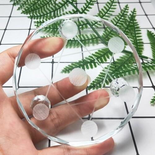 K9 Crystal Stand Pedestal Base Ball seven star array feng shui elements seven chakra energy meditation Reiki healing