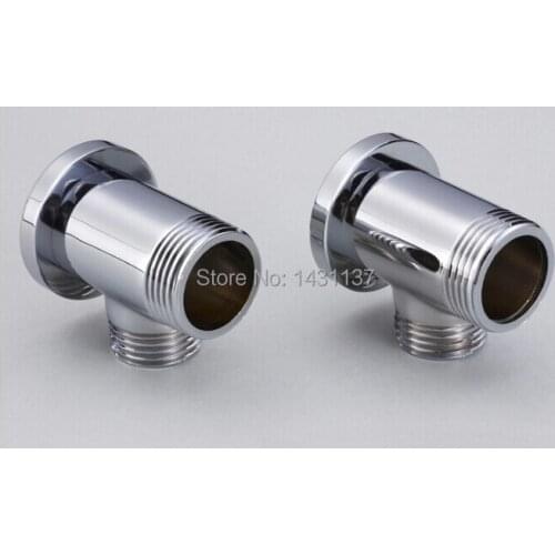 Brass material chrome plated bathtub wall supply line for bathroom out wall mounted faucet accessories