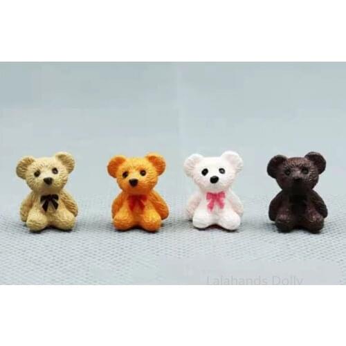 Dollhouse Cute Resin Mini Decorations for Bear, Instagram Creative Trinkets, Car Trinkets, Doll House Tabletop Decorations