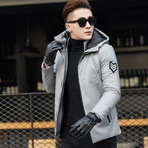 Genuine Leather Jacket Men Winter Warm Jackets Mens Hooded Real Sheepskin Coat Duck Down Coats Jaqueta Couro XSLS17619 YY414