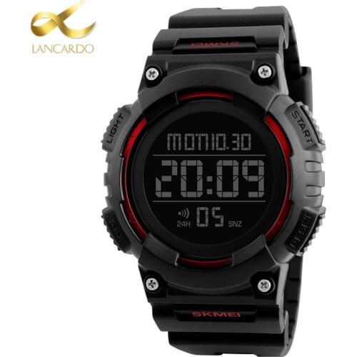 Casual Red Dail Swim Sport Watch Men Women LED Electronic Wristwatch Lancardo Brand Digital Watches Men Clock Horloge Mannen