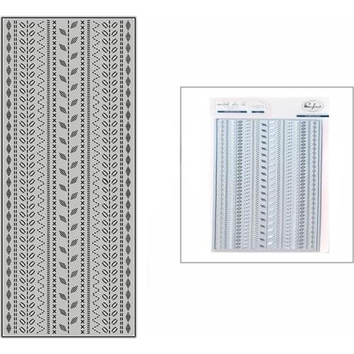 New Slim Lacy Rectangle Border Background 2020 Metal Cutting Dies for DIY Scrapbooking and Card Making Embossing Craft No Stamps