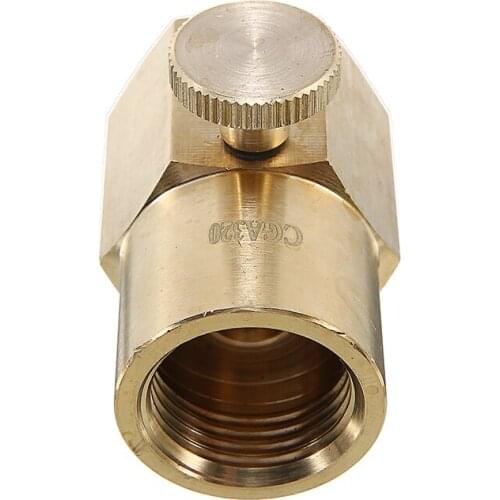 New TR21-4 To CGA320 Soda water Bottle Filling Cylinder Adapter Brass Co2 Refill Adapter Valve Connector Tool Parts Small