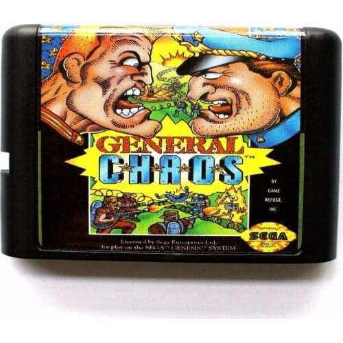 General Chaos 16 bit MD Game Card For Sega Mega Drive For Genesis