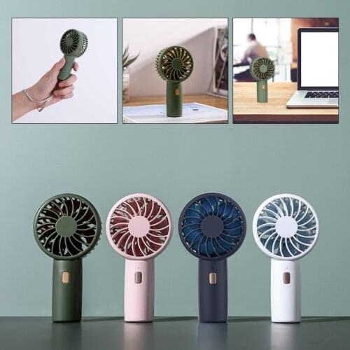 Handheld Mini Air Cooler Portable Fan USB Charging Small Personal Cooling Tools for Home Office Outdoor Travel Summer Appliances