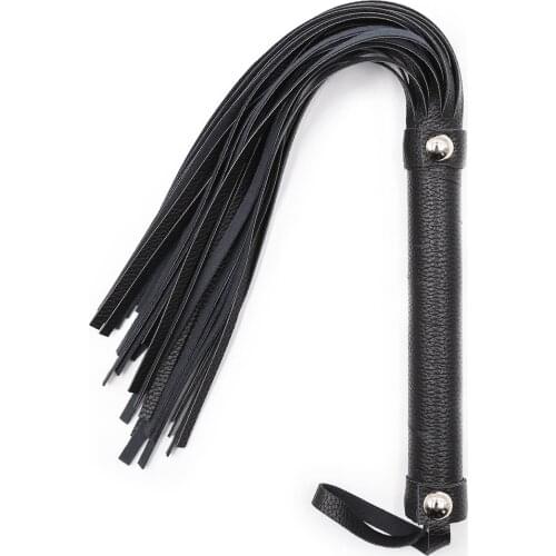 SM Leather Sex Spanking Tassel Whip Slap Body Strap Beat Lash Flog Tool Fetish Adult Only 18 Slave Game Toy For Couple Men Women