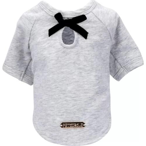 Spring Summer Pet Dog Clothes Cotton Cute Bow Tie T-shirt Puppy Clothing Vest Dog Shirt Chihuahua Costume For Small Dogs yorkies