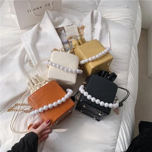 Vintage Summer Crossbody Bucket Bag Print Pattern Luxury Woman Bag Female Fashion Shoulder Handbags Drawstring Messenger Bags