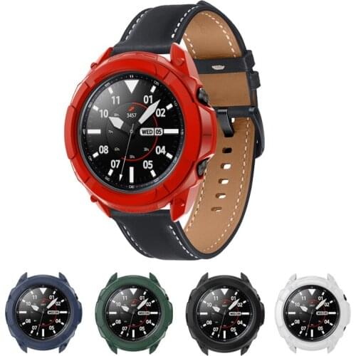 Protective Case Cover Bezel Frame Shell for samsung Galaxy watch 3 41mm 45mm Smart Watch Accessories Screen protector bumper new