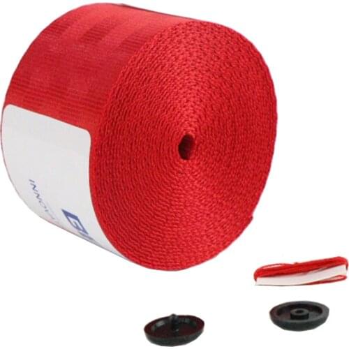 3.6 Meter Roll Seat Belt Strap Thick Car Seat Strap Seat Belt Harness Backpack Straps Fashion Color Tape for bmw e46