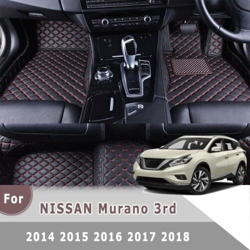 RHD Carpets For NISSAN Murano 3rd 2019 2018 2017 2016 2015 2014 Car Floor Mats Auto Covers Accessories Foot Pads