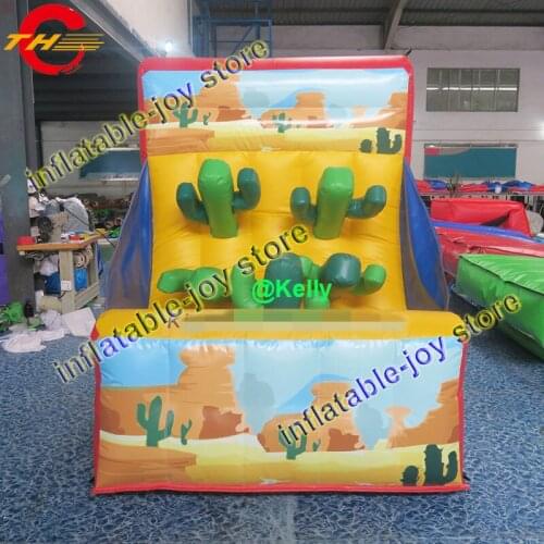 Free air shipping inflatable hoopla game, durable inflatable children sport games, cheap inflatable carnival games for sale
