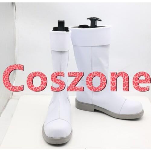 My Hero Academia Todoroki Shoto White Anime Cosplay Shoes Boots Superhero Halloween Carnival Party Costume Accessory