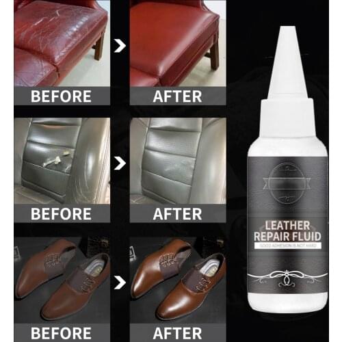 Leather Repair Liquid For Leather Products Car Seat Sofa Scratch Cracks Rip Care Repair Leather Repair Liquid Cleaning MU8669