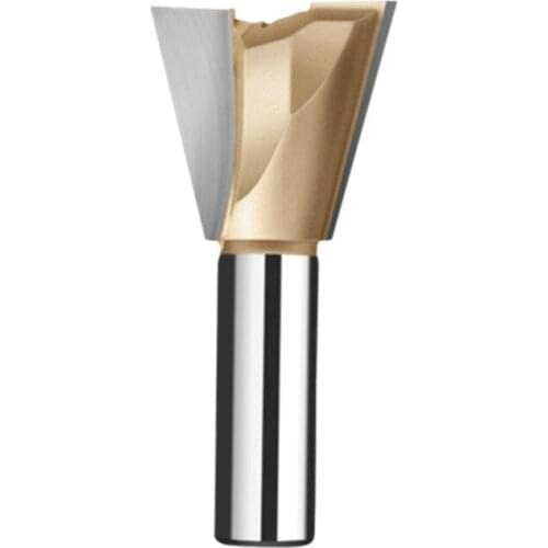 1PCS 1/4" And 1/2" Shank Dovetail Milling Cutter Router Bits for Wood Slotting Knife Woodworking Engraving Bit Accessories