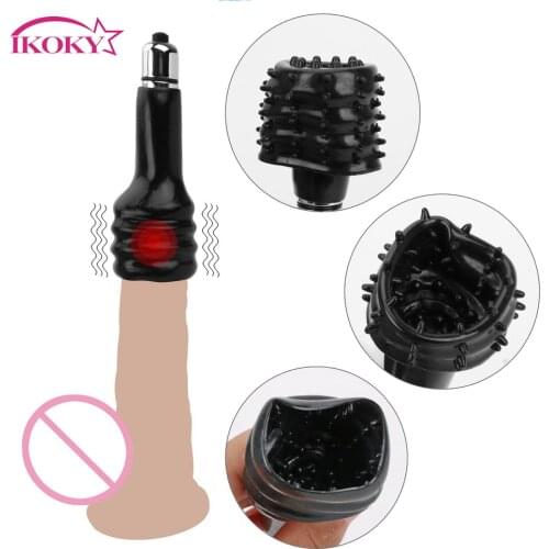 IKOKY Delay Ejaculation Delay Lasting Trainer Cock Ring Sex Toys for Men Glans Massager Penis Vibrator Male Masturbator Sex Shop