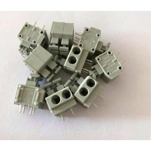 100pcs Screw-free PCB terminal block Spring-loaded type 235-3.81mm Pitch 5.0mm/ 3.81mm