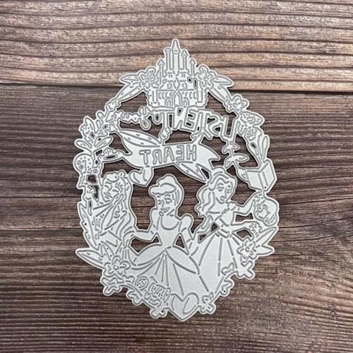Metal Cutting Dies Stencils HEART Beauties for Scrapbooking Stamp/Photo Album Decorative Embossing DIY Paper Cards