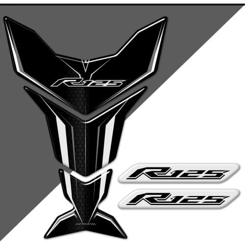 Motorcycle Stickers For Yamaha YZF R125 R 125 Tank Pad Protection Decal Emblem Badge Logo TankPad 2014 2015 2016 2017 2019 2020