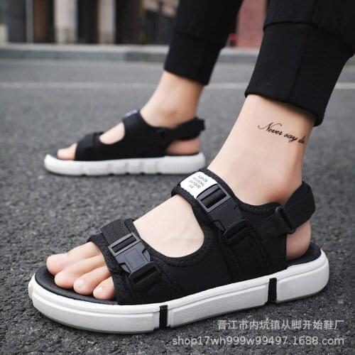 2020 New Summer Sandals Mens Casual Beach Fashion Korean Couples Slippers Sports Dual-Purpose Slippers