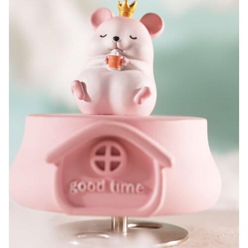 Movement Cute Animal Music Box Clockwork Valentines Day Gift Musica Decoration Unique Melody Caja Musical Birthday Gift EH50MB