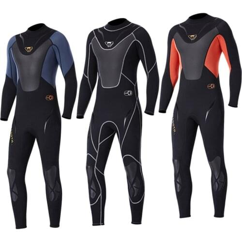 3mm Men Wetsuit Kitesurf Neoprene Clothes Spearfishing Surf Equipment Hunting Scuba Diving Suit Snorkeling Underwater Fishing
