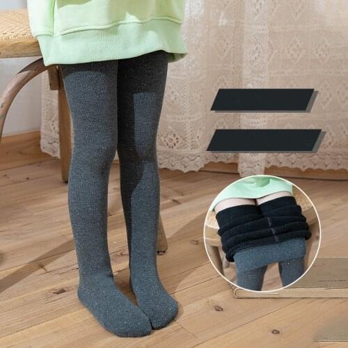 2 to 10 Years Super Thick Warm Baby Tights for Boy Dancing Pantyhose For Girls Winter Fleece Lining Girl Tights Children