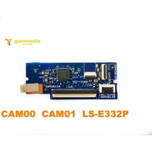 Original For Dell XPS 15 9560 9550 9570 KEYBOARD connector BACKLIGHT BOARD CAM00 CAM01 LS-E332P tested good free shipping