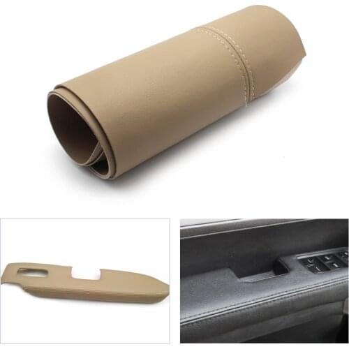 1 pair Front / Rear Door Handle Panels Armrest Microfiber Leather Covers Trim For Honda CRV 2007 2008 2009 2010 2011 W/Fittings