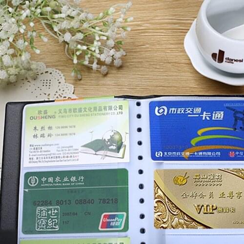 [Supply] 240 Card Har Skin Card Book H240b Office-Business Card Holder Ou Sheng
