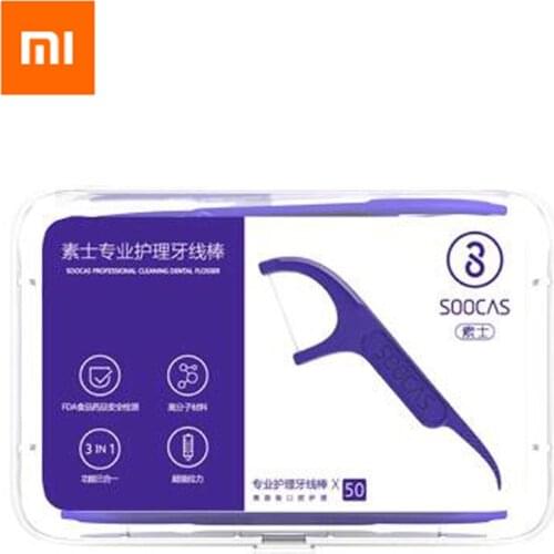 Xiaomi Youpin Soocare Daily Tooth Cleaning Professional Superfine Dental Floss 50pcs/set