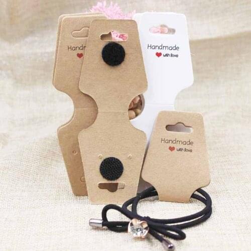 200pcs self adhesive jewelry necklace display card hair band accessoreis /bracelet packing tag card 4.5*12cm
