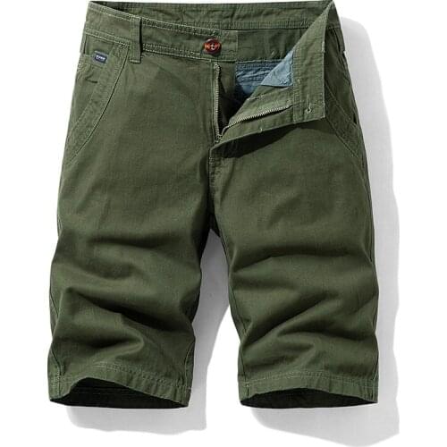 2021 New Men Brand Summer Classic Perfect Cotton Cargo Short Men Smart Leisure Frickin Modern Stretch Chino Short Pants Men