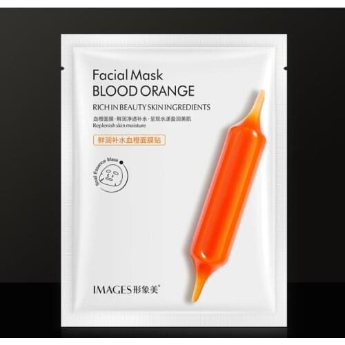 Moisturizing Nourishing Brigthen Skin Blood Orange Facial Mask Deep Replenishment Face Skin Care Hydrating Soothing
