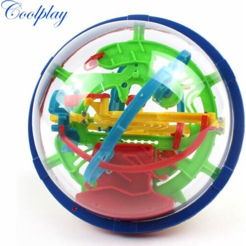 Magic Puzzle Labyrinth Maze Ball Educational Magic Intellect Ball Learning Resource Puzzle Game Magnetic Balls for Kids-100 Step