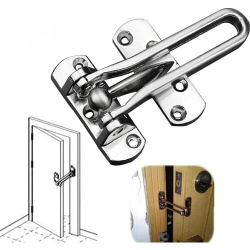 Stainless Steel Hasp Latch Lock Door Chain Anti-theft Clasp Convenience Window Cabinet Locks For Home Hotel Security