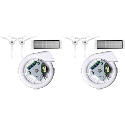 8Pcs/Lot New Fan Filter Side Brush for Xiaomi Roborock S50 S51 Robot Vacuum Cleaner Spare Parts