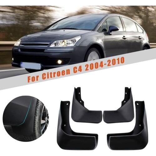 Car Mud Guards For CitroenC4 Hatchback 2004-2008 2009 2010 Splash Guards Over Fender Kit Car Styling Fender Accessories 4Pcs
