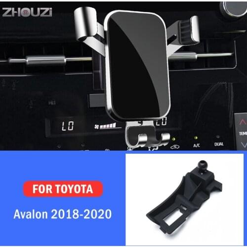 Car Mobile Phone Holder Special Mounts Stand GPS Gravity Navigation Bracket For Toyota Avalon 2018 2019 2020 Car Accessories