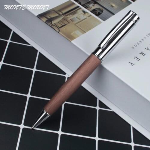 Wooden pen metal Ballpoint Pen with luxury school Office Luxury Writing Stationery novelty ballpoint pens