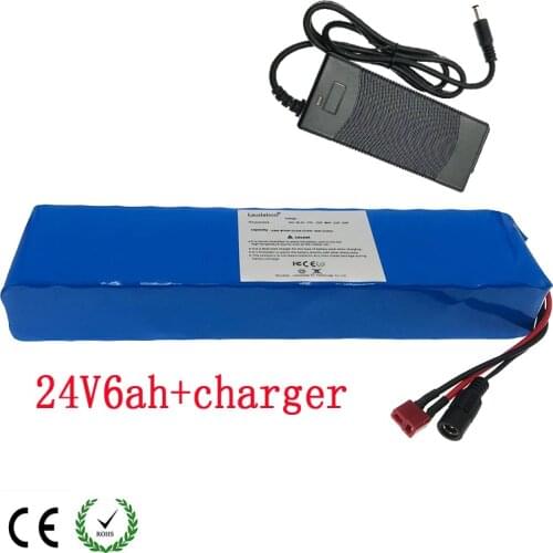 Laudation Lithium Battery Pack, 24V 6Ah, Built-in 15 A BMS, Suitable For Electric Bicycles And Scooters With Power Less Than 350
