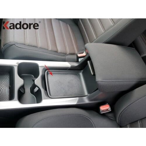 For Honda CRV CR-V 2017 2018 2019 ABS Matte Front Car Armrest Center Storage Box Glove Cover Trim Interior Accessories Styling