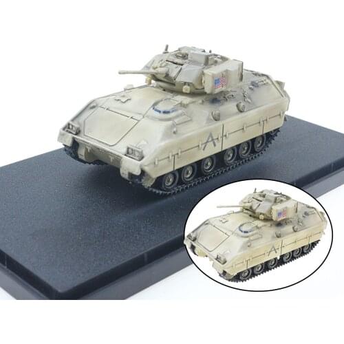 1/72 Scale Metal 12107B M2 IFV Diecast Tank Model Vehicles Alloy Collection Gifts for Boys Toys Decorations