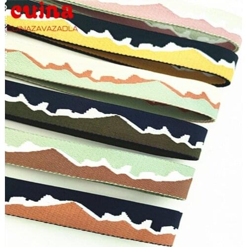 Fashion Woman Colored Straps For Crossbody Messenger Shoulder Bag Accessories Adjustable Embroidered Belts Straps O Bag Handle