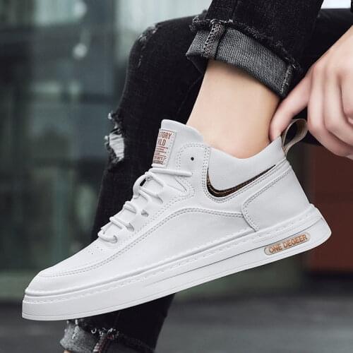 Men Cut Casual Shoes Youth Sports All-match Trendy Shoes Lining Material Athletic Shoe Type Shoe