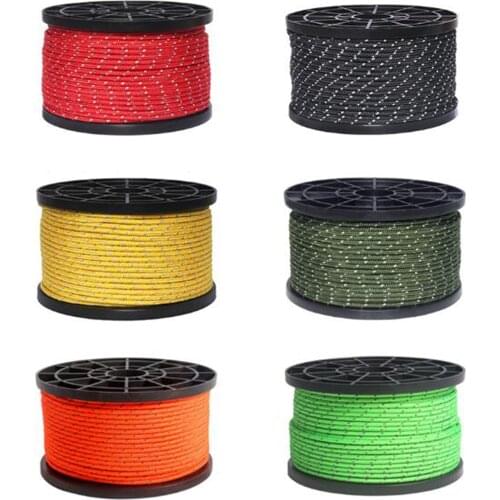 Nylon Reflective Trip Guyline Tent Awning Gazebo Tarp Rope Cord Guide Outdoor Hiking Accessories